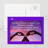 True Love - Carte postale (Devant / Derrière)