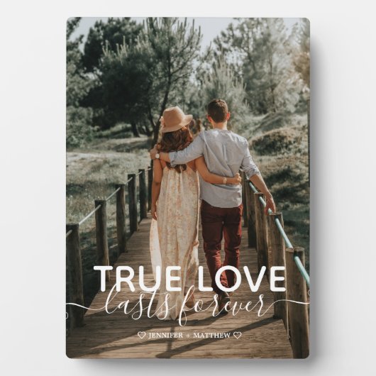 True Love Couple-foto Fotoplaat (voorkant)