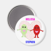 True Love Couples Magnet personnalisable (Recto/Verso)