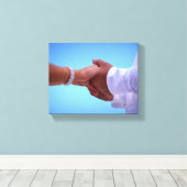 True Love fotocanvas Canvas Afdruk (Insitu (Houten vloer))