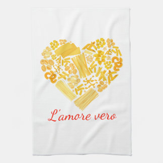 True Love - Italiaans pasta Kitchen Towel Theedoek