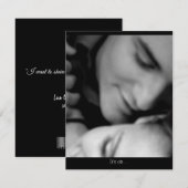 True Love Kaarten RSVP Kaartje (Voorkant / Achterkant)