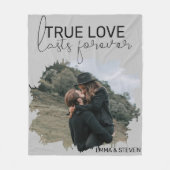 True Love Lasts Forever | Foto van Fleece Blanket (Voorkant)