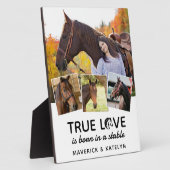 True Love Paard Lover Gepersonaliseerd 4 Fotocolla Fotoplaat (Zijkant)