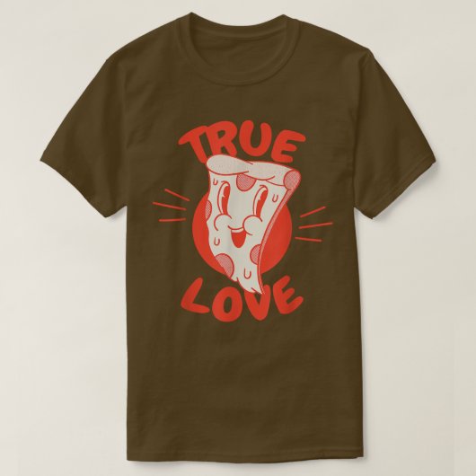 True Love Pizza Lover 33765712 T-shirt (Design voorkant)