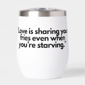 True Love Tumbler - Fries, Amour et Sacrifice (Avant)