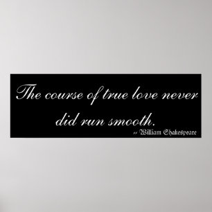 True Love van William Shakespeare Poster