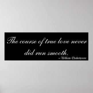True Love van William Shakespeare Poster