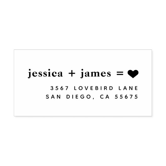 True Love Verloving en Wedding Zelfinktende Stempel (Design)