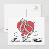 True Love Waits. Briefkaart (Voorkant / Achterkant)