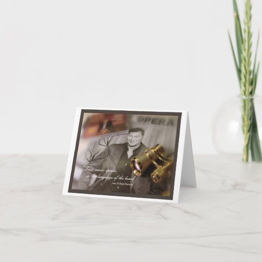 True Music Note-Kaart Kaart (Voorkant)