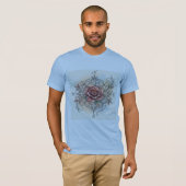 True North Bliss | Rose Compass Tattoo T-shirt (Voorkant volledig)