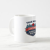 True North Certified — Survived Winter Mug Koffiemok (Voorkant links)