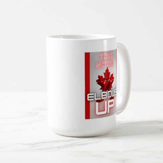 True North - Ellebogen omhoog Mok (Voorkant rechts)