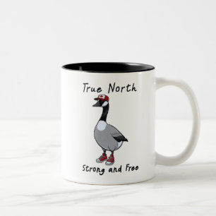 True North Strong And Free Tweekleurige Koffiemok