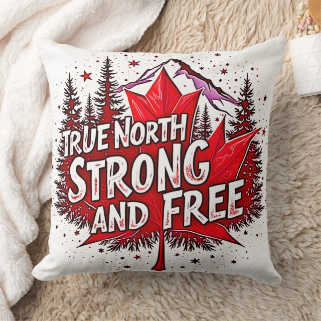 True North Strong Free Kussen (Deken)