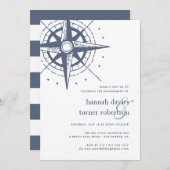 True North | Uitnodiging nautische engagementspart (Voorkant / Achterkant)