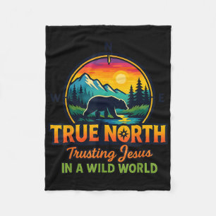 True North Vbs 2025 Jezus vertrouwen Woestijn Chri Fleece Deken