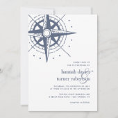True North Wedding Invitation Kaart (Voorkant)
