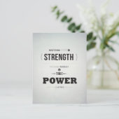 True Power - Inspirerend Briefkaart (Staand voorkant)