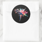 True “Rock” Star Ronde Sticker (Tas)