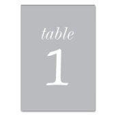 True Simplicité 2 Mariage stérile Numéro de table (Dos)