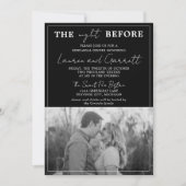 True Simplicity 3 Zwart-wit repetitie diner Kaart (Voorkant)