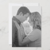 True Simplicity 3 Zwart-wit repetitie diner Kaart (Achterkant)