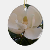 True Southern Magnolia Bloom Keramisch Ornament (Links)