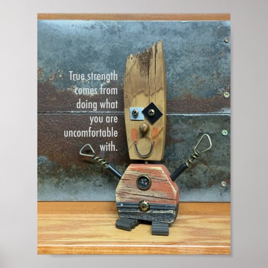 True Sterke is oncomfortabel Poster (Voorkant)