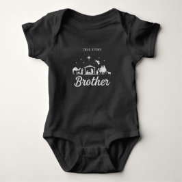 True Story Christmas Brother Family Pajama Romper
