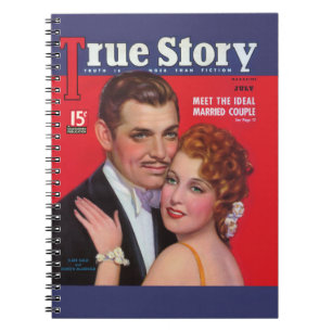 True Story - Clark Gable & Jeanette MacDonald Notitieboek