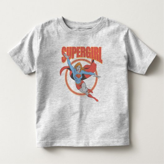 True Supergirl Flying Graphic Kinder Shirts (Voorkant)