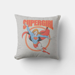 True  Supergirl Flying Graphic Kussen