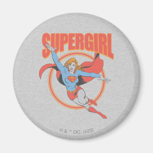 True Supergirl Flying Graphic Magneet