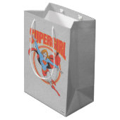 True  Supergirl Flying Graphic Medium Cadeauzakje (Achterkant Gekanteld)