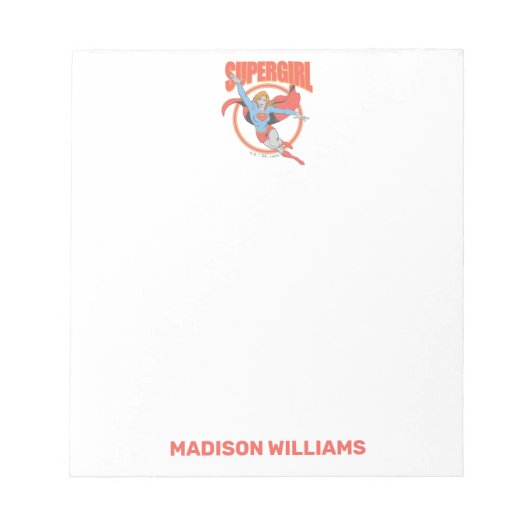 True  Supergirl Flying Graphic Notitieblok (Voorkant)