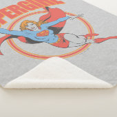 True Supergirl Flying Graphic Sherpa Deken (3/4)