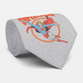 True Supergirl Flying Graphic Stropdas (Opgerold)