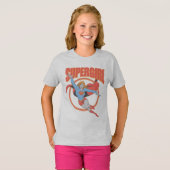 True Supergirl Flying Graphic T-shirt (Voorkant volledig)
