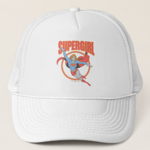 True  Supergirl Flying Graphic Trucker Pet