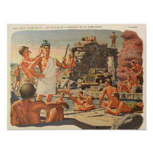 True Towel Tales No. 4 van 6 Foto Print Afdruk