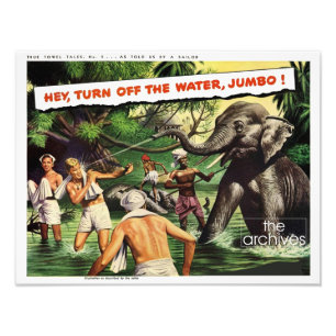True Towel Tales No. 5 van 6 Foto Print Afdruk