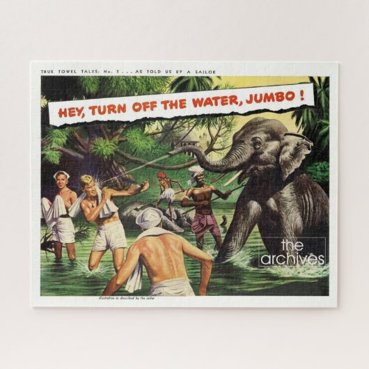 True Towel Tales No. 5 van 6 Legpuzzel (Horizontaal)