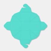 True Turquoise Bedankdoosjes (Uitgevouwen)