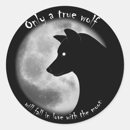 True Wolf Sticker (Voorkant)