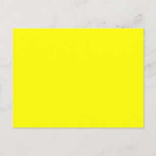 True Yellow Fluo Delight Decor Ready om aan te pas Briefkaart
