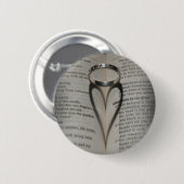 truelovewam ronde button 5,7 cm (Voorkant /achterkant)