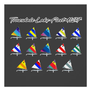 Truesdale Lake Fleet #27 Poster laatste Perfect Poster