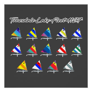 Truesdale Lake Fleet #27 Poster laatste Perfect Poster